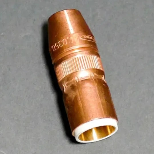 Gas nozzle - 15 mm ID x 25 mm OD x 68 mm long